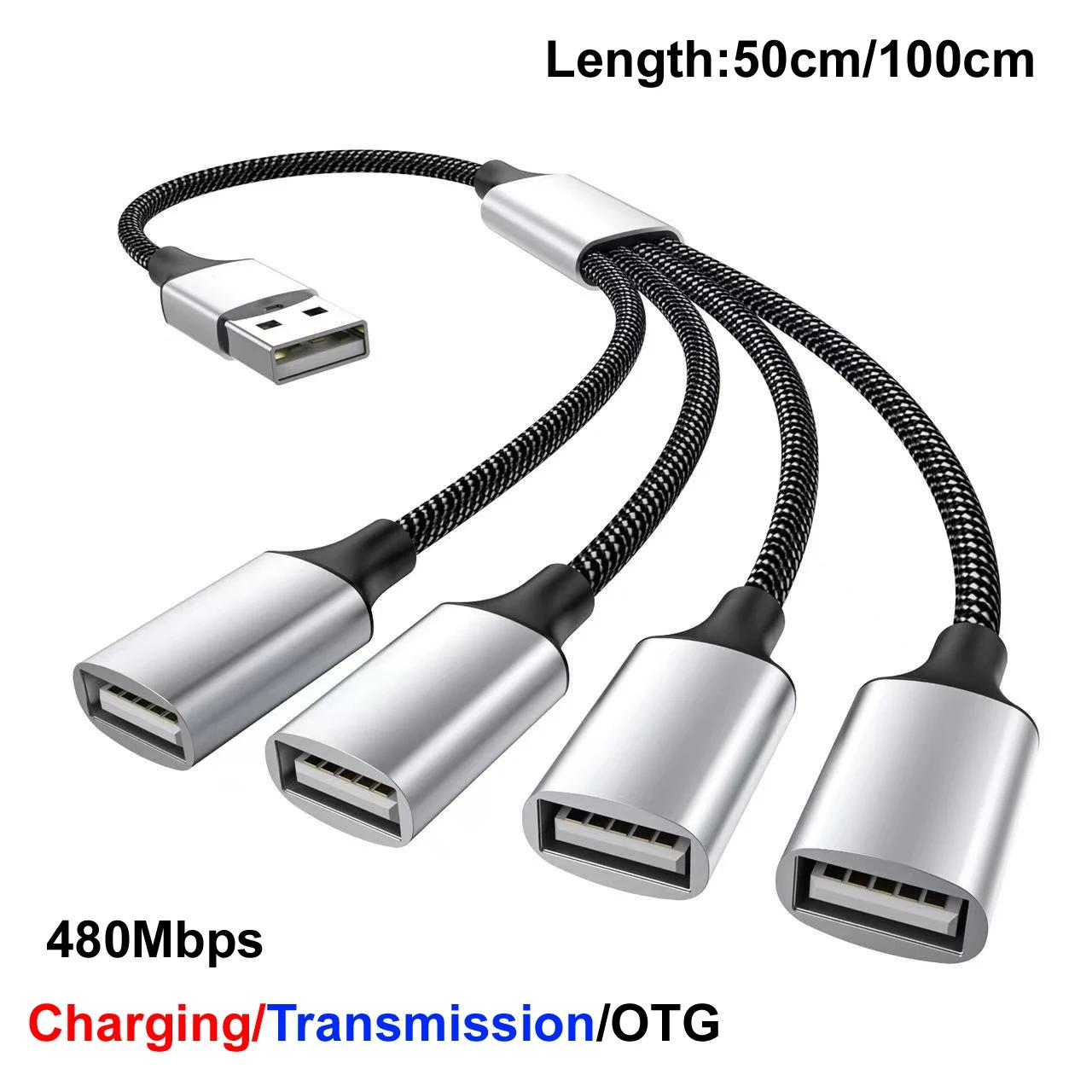 USB 4 Ʈ  OTG ,  , ȭ  ͽٴ, PC Ʈ Ű  콺 USB ͽټ ̺, 0.5m, 1m